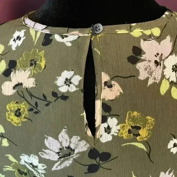 Madewell NWT Women’s XS Floral Baby Doll Style Blouse - Picture 6 of 10